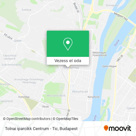 Tolnai iparcikk Centrum - Tic térkép