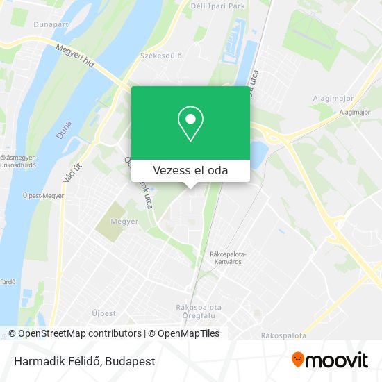 Harmadik Félidő térkép