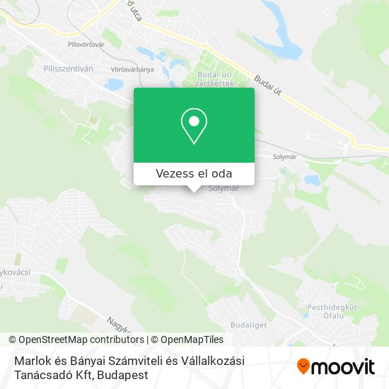 Marlok és Bányai Számviteli és Vállalkozási Tanácsadó Kft térkép
