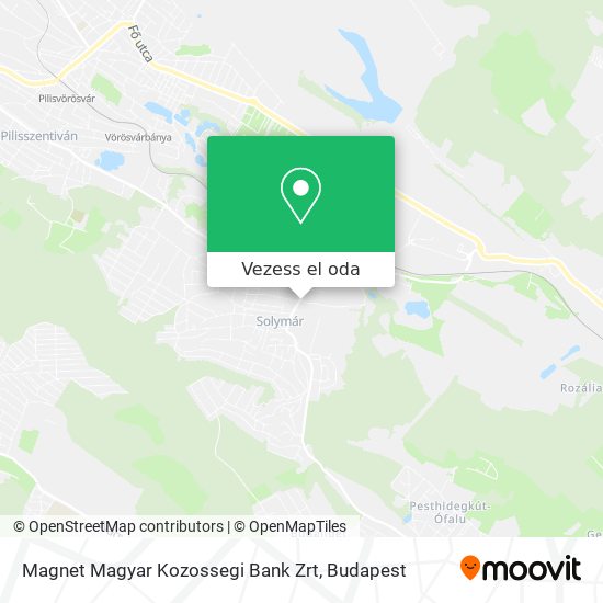 Magnet Magyar Kozossegi Bank Zrt térkép