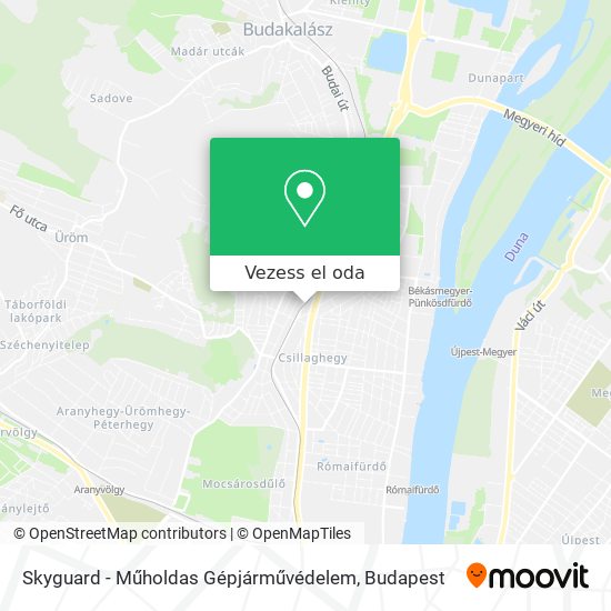 Skyguard - Műholdas Gépjárművédelem térkép