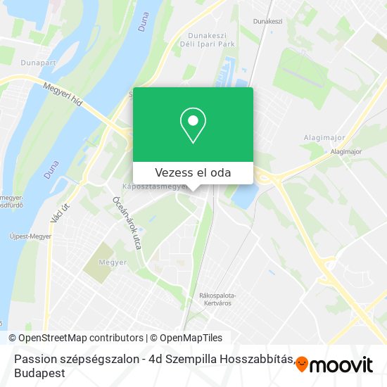 Passion szépségszalon - 4d Szempilla Hosszabbítás térkép