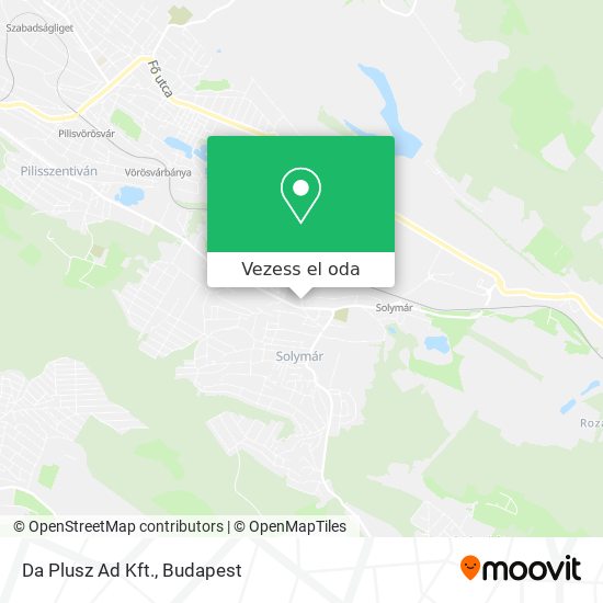 Da Plusz Ad Kft. térkép