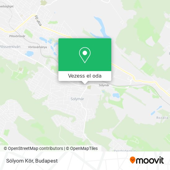 Sólyom Kör térkép