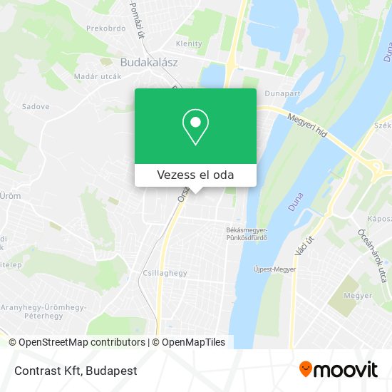 Contrast Kft térkép