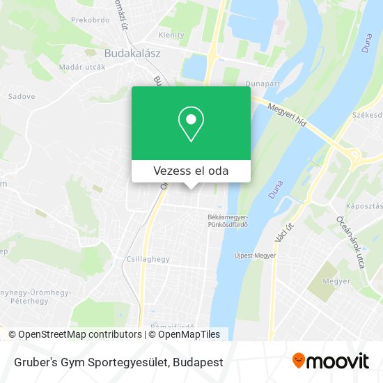 Gruber's Gym Sportegyesület térkép