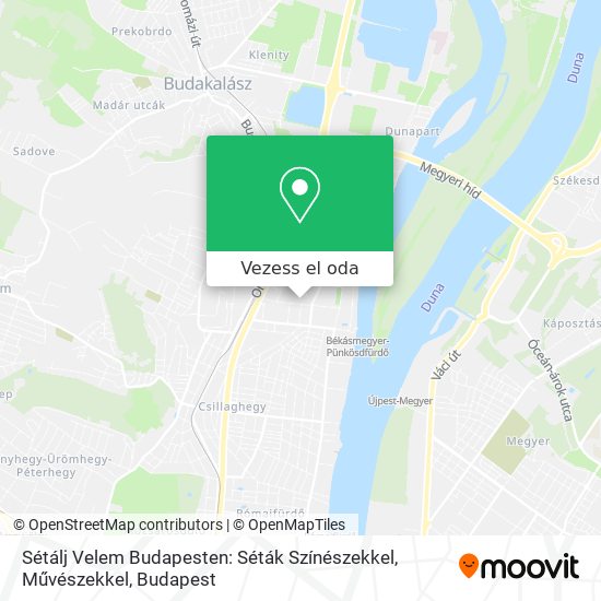 Sétálj Velem Budapesten: Séták Színészekkel, Művészekkel térkép