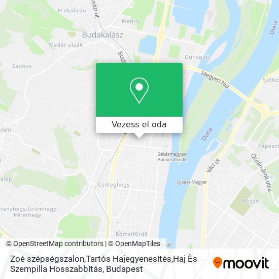 Zoé szépségszalon,Tartós Hajegyenesítés,Haj Ès Szempilla Hosszabbítás térkép