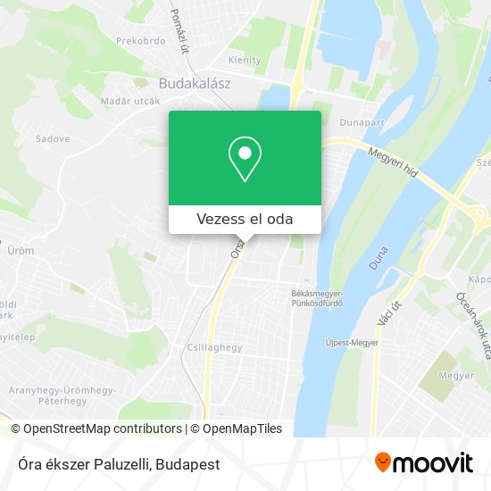 Óra ékszer Paluzelli térkép