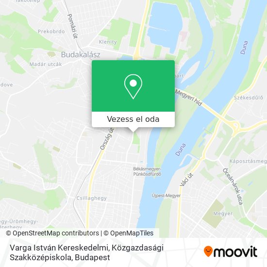 Varga István Kereskedelmi, Közgazdasági Szakközépiskola térkép