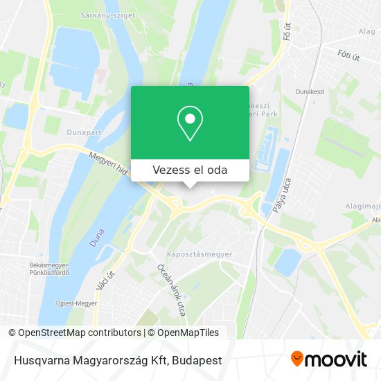 Husqvarna Magyarország Kft térkép