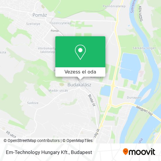 Em-Technology Hungary Kft. térkép