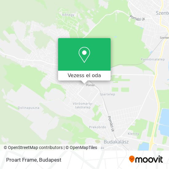 Proart Frame térkép