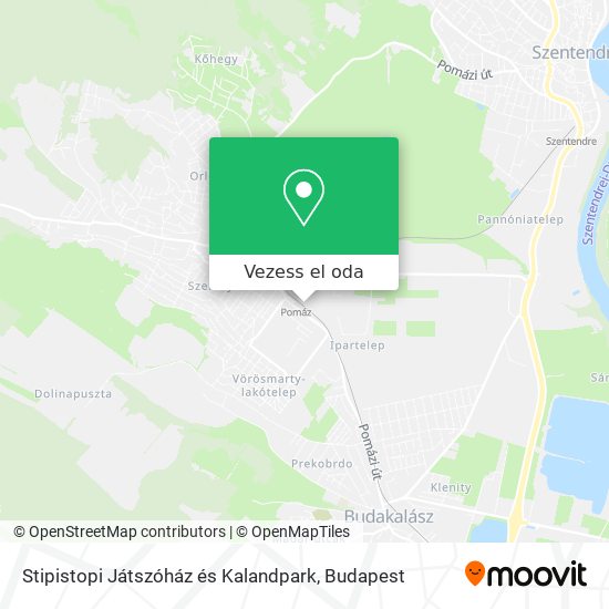 Stipistopi Játszóház és Kalandpark térkép