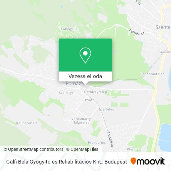 Gálfi Béla Gyógyító és Rehabilitációs Kht. térkép