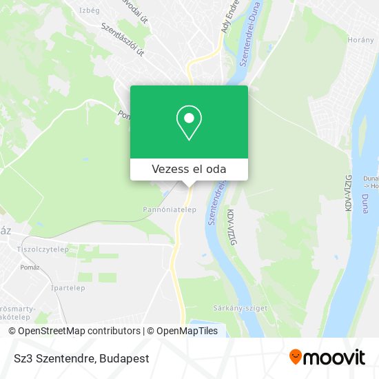 Sz3 Szentendre térkép
