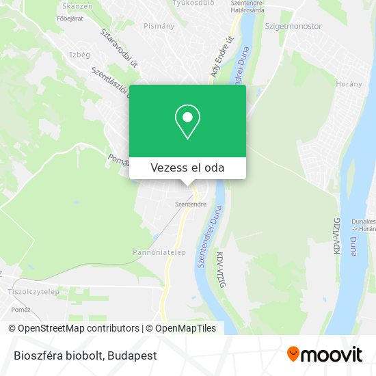 Bioszféra biobolt térkép
