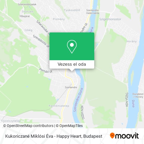 Kukoriczané Miklósi Éva - Happy Heart térkép