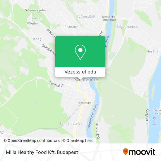 Milla Healthy Food Kft térkép