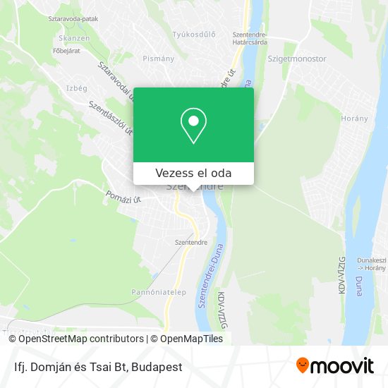 Ifj. Domján és Tsai Bt térkép