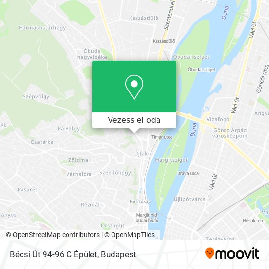 Bécsi Út 94-96 C Épület térkép