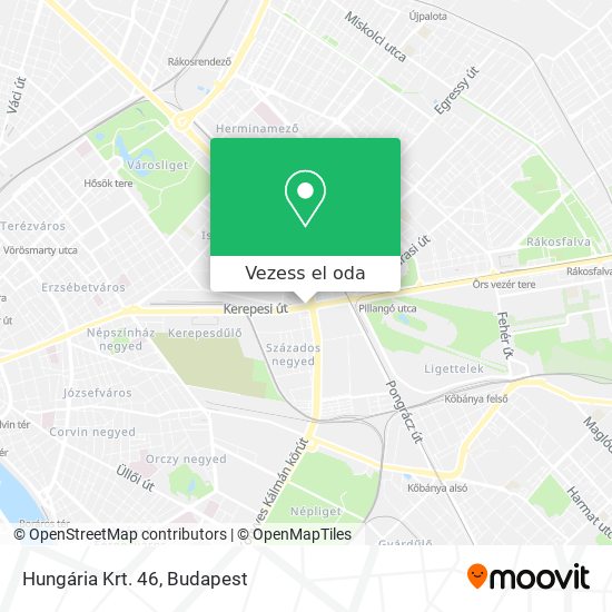 Hungária Krt. 46 térkép