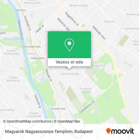 Magyarok Nagyasszonya-Templom térkép