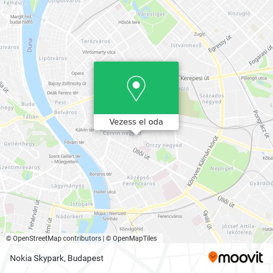 Nokia Skypark térkép