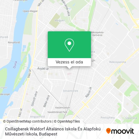 Csillagberek Waldorf Általános Iskola És Alapfokú Művészeti Iskola térkép