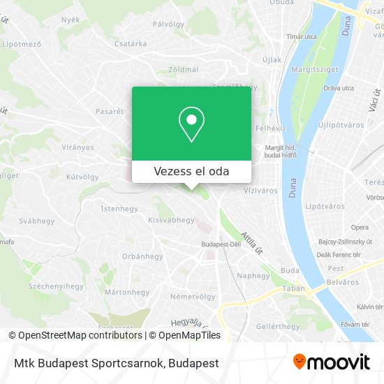 Mtk Budapest Sportcsarnok térkép