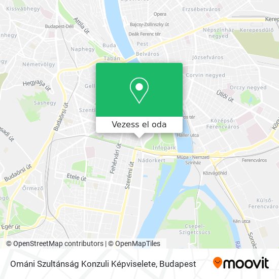 Ománi Szultánság Konzuli Képviselete térkép
