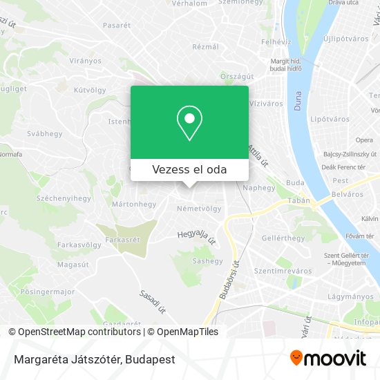 Margaréta Játszótér térkép