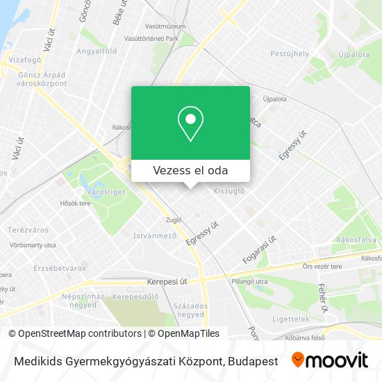 Medikids Gyermekgyógyászati Központ térkép