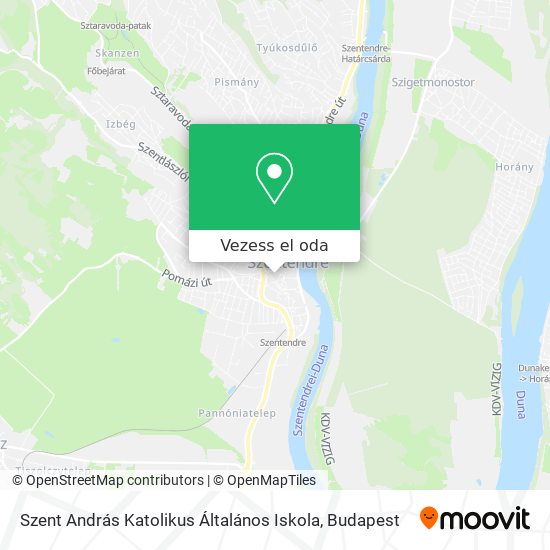 Szent András Katolikus Általános Iskola térkép