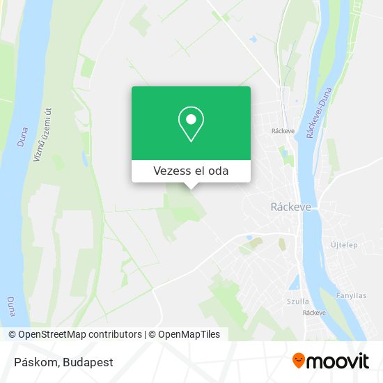 Páskom térkép