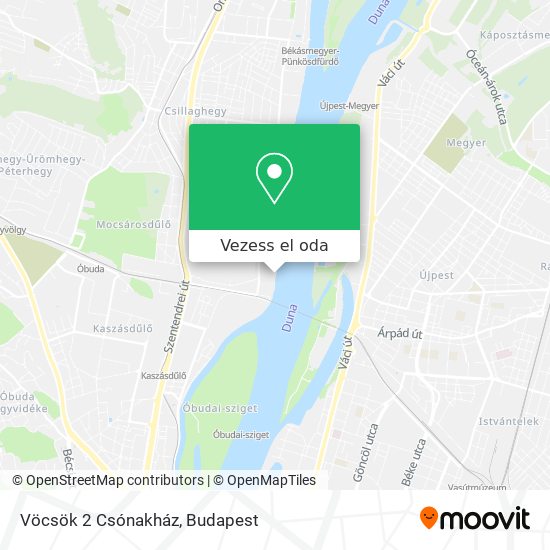 Vöcsök 2 Csónakház térkép