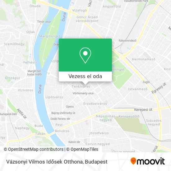 Vázsonyi Vilmos Idősek Otthona térkép