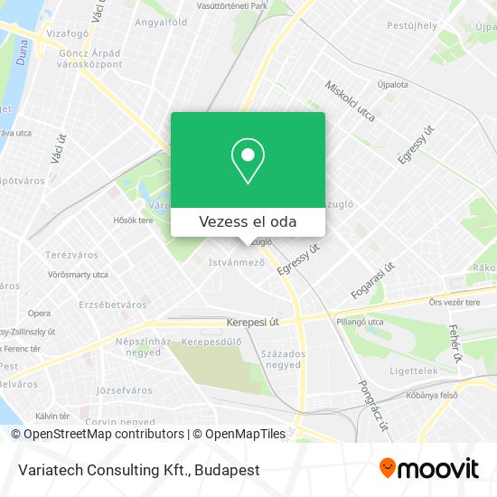 Variatech Consulting Kft. térkép