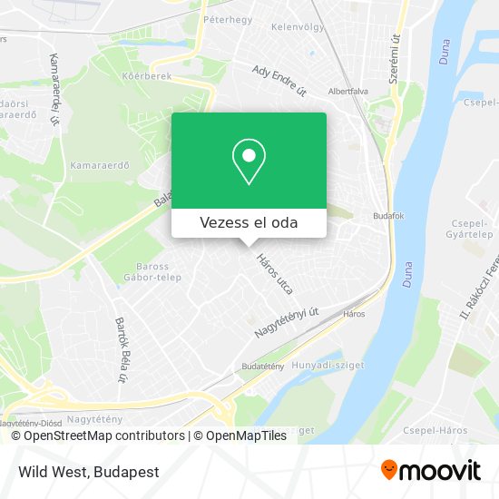 Wild West térkép