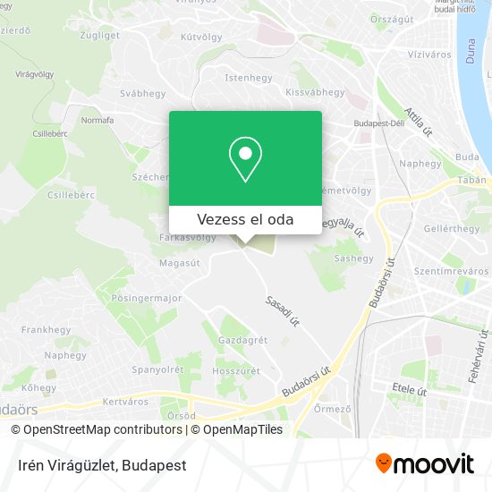 Irén Virágüzlet térkép