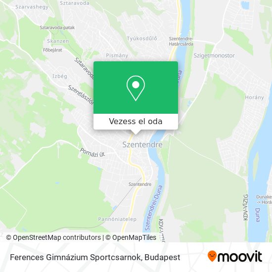 Ferences Gimnázium Sportcsarnok térkép