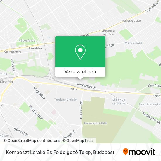 Komposzt Lerakó És Feldolgozó Telep térkép