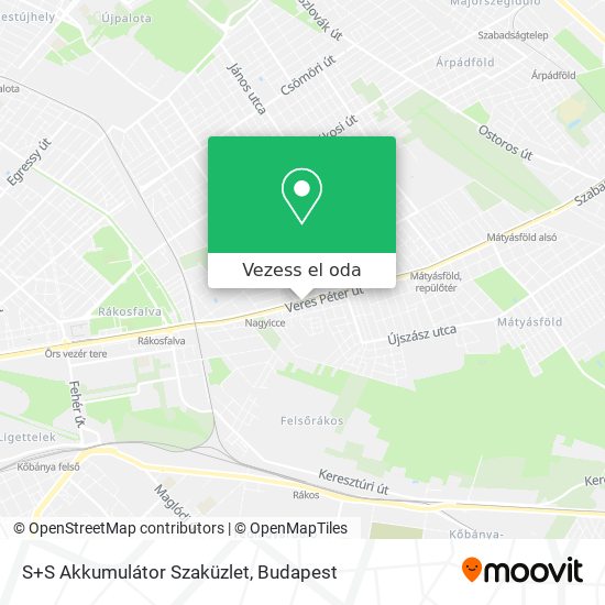 S+S Akkumulátor Szaküzlet térkép