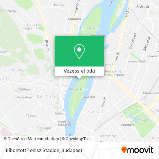 Elbontott Tenisz Stadion térkép