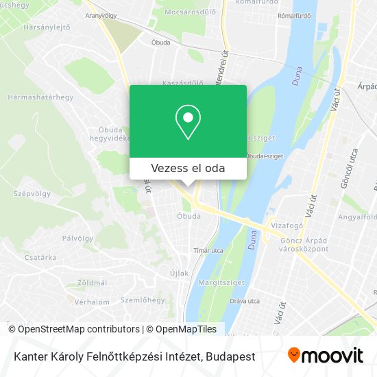 Kanter Károly Felnőttképzési Intézet térkép