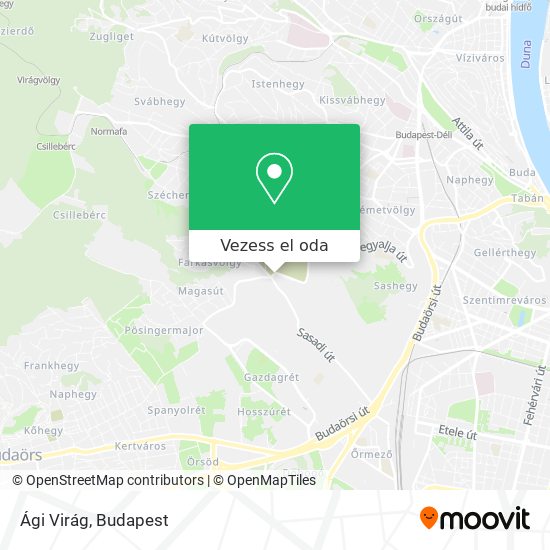 Ági Virág térkép