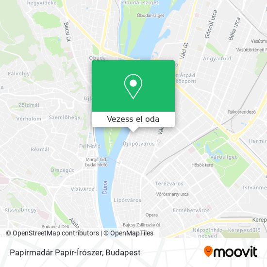 Papírmadár Papír-Írószer térkép