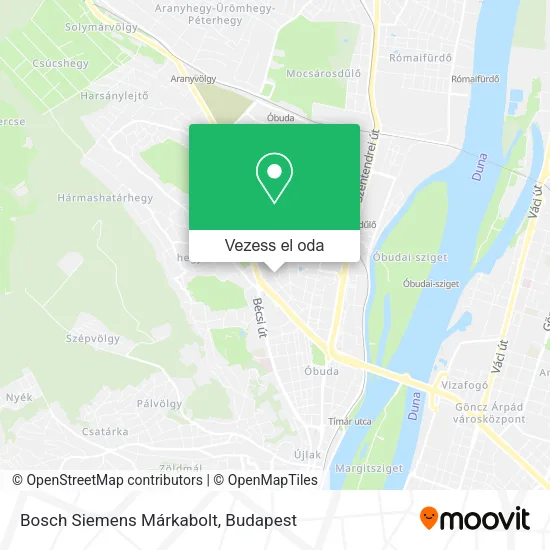 Bosch Siemens Márkabolt térkép
