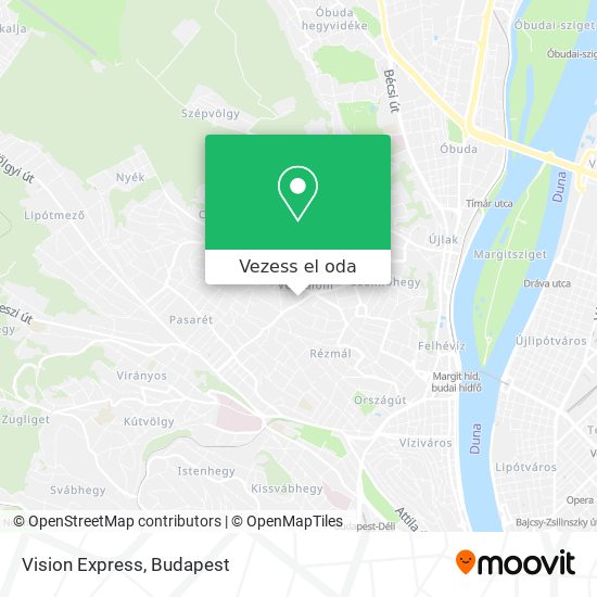 Vision Express térkép