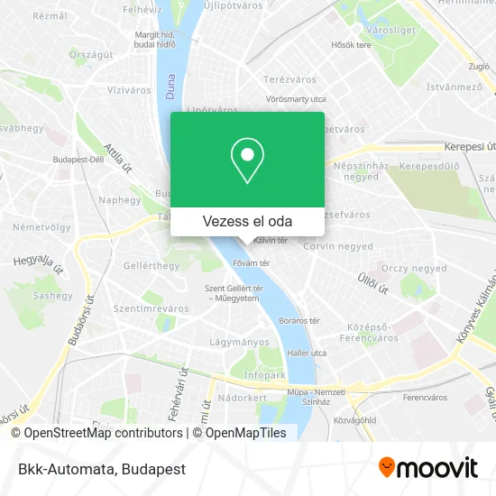 Bkk-Automata térkép